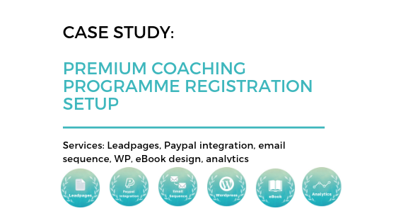 Case Study: Registration Set Up for a Premium Coaching Programme